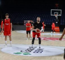 A Milli Basketbol Takımı, İzlanda maçı hazırlıklarını tamamladı