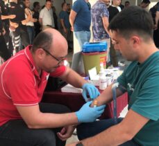 Adana'da polis memurları kan ve kök hücre bağışı yaptı
