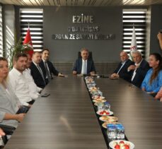 AK Parti Genel Başkan Yardımcısı Yazıcı, Ezine Gıda İhtisas OSB'yi ziyaret etti