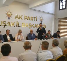 AK Parti Genel Başkan Yardımcısı Yılmaz, Uşak'ta partililerle buluştu: