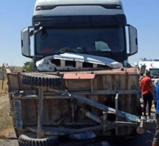 Aksaray'da tır ile traktör çarpıştı, 1 kişi öldü, 1 kişi yaralandı