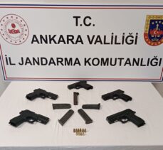 Ankara'da silah kaçakçılığı operasyonunda 5 ruhsatsız tabanca ele geçirildi