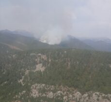GÜNCELLEME – Antalya Akseki'de orman yangını çıktı