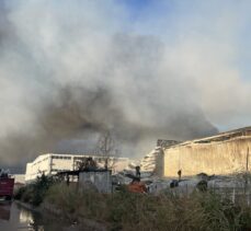 GÜNCELLEME – Antalya'da gıda fabrikasında çıkan yangın söndürüldü