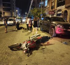 Aydın'da iki motosikletin çarpıştığı kazada 2 kişi yaralandı