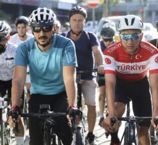 Bağcılar'da 30 Ağustos Zafer Bayramı dolayısıyla bisiklet turu düzenlendi