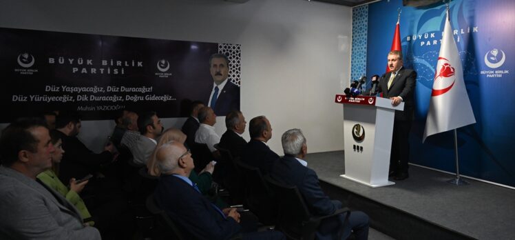 BBP Genel Başkanı Destici, basın toplantısı düzenledi:
