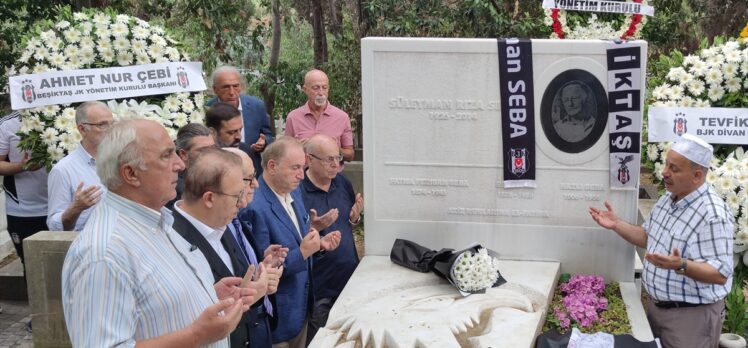 Beşiktaş'ın efsane ismi Süleyman Seba, vefatının 9. yılında kabri başında anıldı
