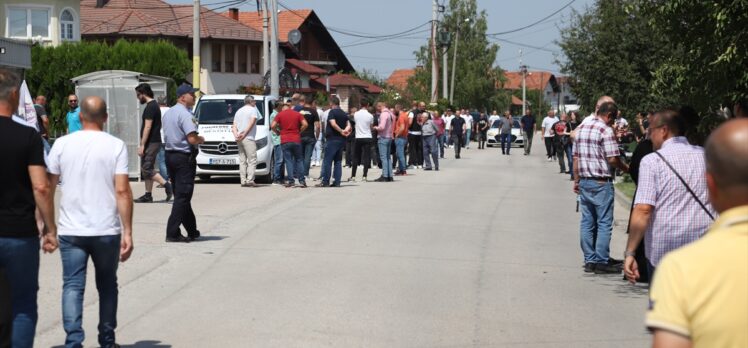 Bosna Hersek'te öldürülen 2 Türk için cenaze töreni düzenlendi