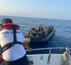 Datça açıklarında 23 düzensiz göçmen kurtarıldı