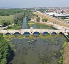 Edirne'de  Meriç ve Tunca nehirlerinin su seviyesi düştü