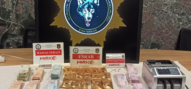 Eskişehir'de düzenlenen uyuşturucu operasyonunda 2 şüpheli tutuklandı