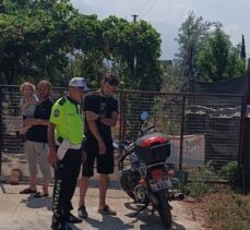 Fethiye'de yüzüstü yatan arkadaşının üzerinde motosiklet kullanan sürücüye para cezası uygulandı