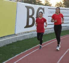 FISU'dan dönen Ağrılı başarılı milli atletler yeni başarılar için antrenmanlara başladı