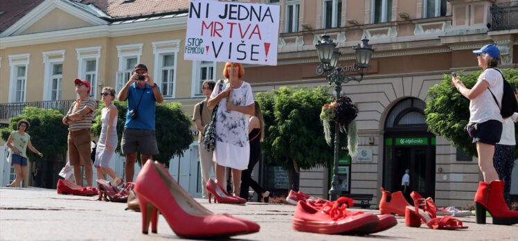 Hırvatistan ve Sırbistan'da “aile içi şiddete son” gösterileri düzenlendi