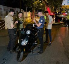 İstanbul'da motosiklet sürücülerine yönelik asayiş uygulaması
