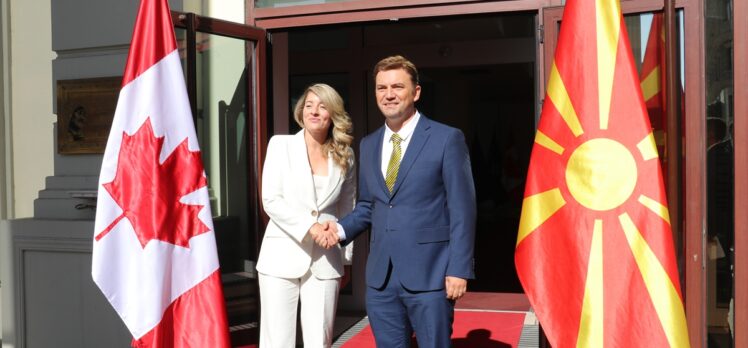Kanada Dışişleri Bakanı Joly, Kuzey Makedonya'yı ziyaret etti