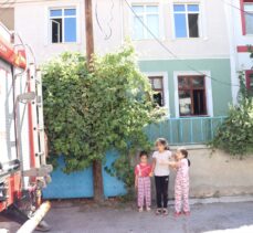 Kayseri'de evde çıkan yangında 5 kişi dumandan etkilendi