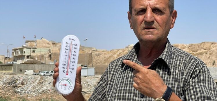 Kerkük'te 46 dereceyi aşan sıcaklıklar bunalttı
