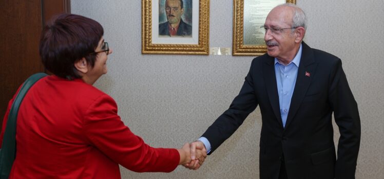 Kılıçdaroğlu, Mimarlar Odası Ankara Şube Başkanı Candan'ı kabul etti