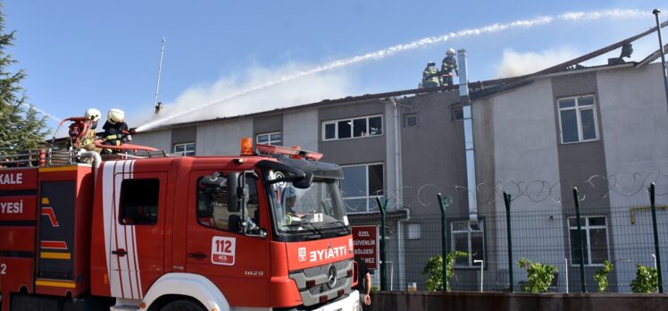 GÜNCELLEME – Kırıkkale'de bir fabrikada çıkan yangın söndürüldü