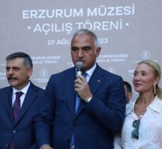 Kültür ve Turizm Bakanı Ersoy, Erzurum Müzesi'nin açılışında konuştu: