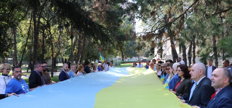 Kuzey Makedonya'da Ukrayna'nın Bağımsızlık Günü kutlandı