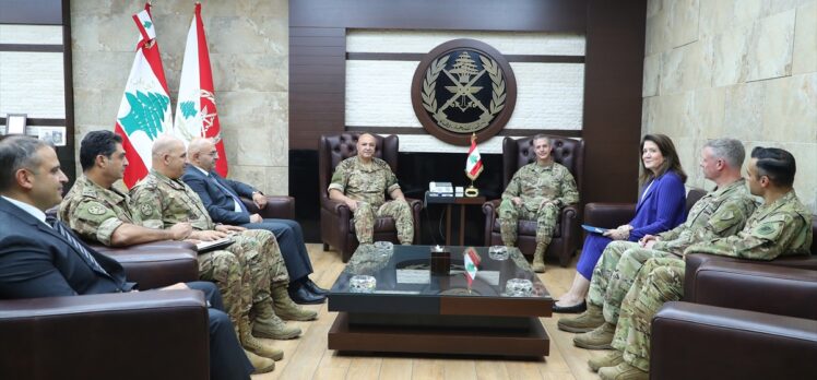 Lübnan Genelkurmay Başkanı ile ABD Hava Kuvvetleri Komutanı, askeri ilişkileri görüştü