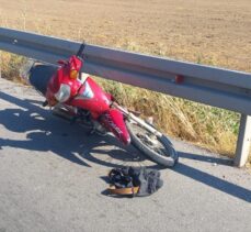 Manisa'da motosikletin bariyere çarpması sonucu 1 kişi hayatını kaybetti