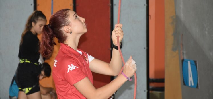 Spor Tırmanış Milli Takımı, şampiyonalara Trabzon'da hazırlanıyor