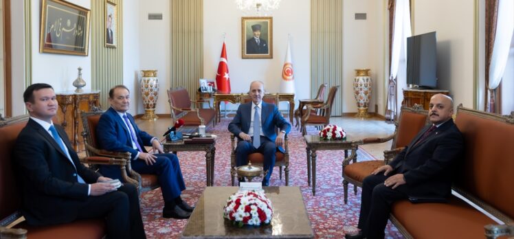 TBMM Başkanı Kurtulmuş, Türk Yatırım Fonu Başkanı Amreyev'i kabulünde konuştu: