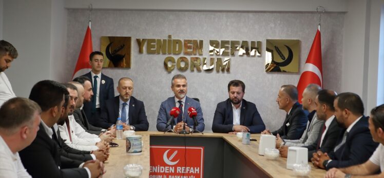 Yeniden Refah Partili Kılıç, Çorum'da seçim startı verdi: