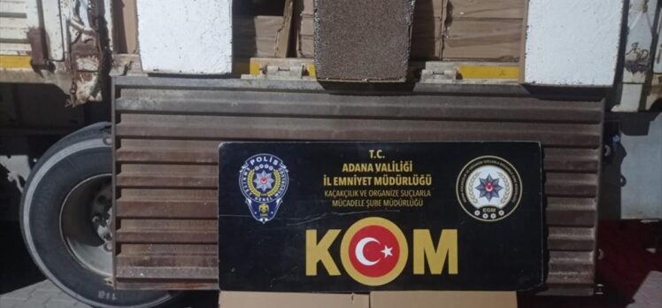 Adana'da kaçakçılık operasyonunda yakalanan 2 zanlı tutuklandı