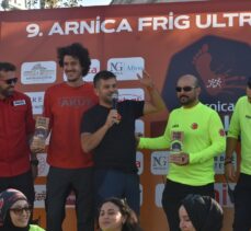 Afyonkarahisar'da düzenlenen Arnica 9. Frig Ultra Maratonu tamamlandı