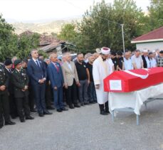 Amasya'da vefat eden Kıbrıs gazisi son yolculuğuna uğurlandı