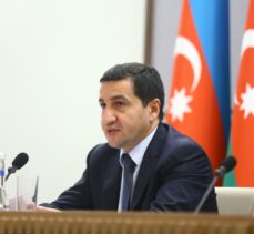 Azerbaycan Cumhurbaşkanı Yardımcısı Hacıyev, diplomatik temsilcilere Karabağ'daki son durumu anlattı: