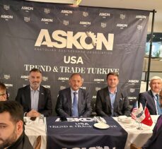 Bakan Özhaseki, ABD'de Türk iş insanlarıyla bir araya geldi
