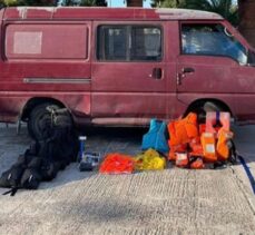 Balıkesir'de jandarma operasyonlarında 58 düzensiz göçmen yakalandı