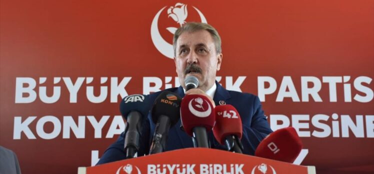 BBP Genel Başkanı Destici, partisinin Konya kongresinde konuştu: