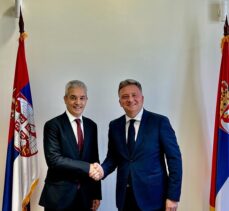 Belgrad Büyükelçisi Aksoy'dan, Sırp Bakan Jovanovic'e teşekkür ziyareti