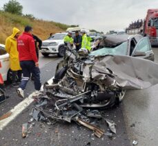 Bolu'da zincirleme trafik kazasında 4 kişi yaralandı