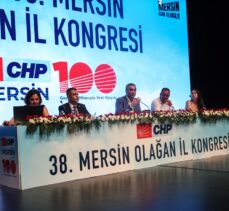 CHP Grup Başkanı Özel, partisinin Mersin İl Kongresi'nde konuştu: