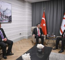 Cumhurbaşkanı Yardımcısı Yılmaz, KKTC Cumhurbaşkanı Tatar ile görüştü: