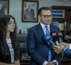 Erbil Başkonsolosu Yakut, Türkçeyi kendi kendine öğrenerek kitap yazan Iraklı genç kızla görüştü