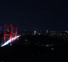 Fatih Sultan Mehmet Köprüsü DMD hastaları için aydınlatıldı
