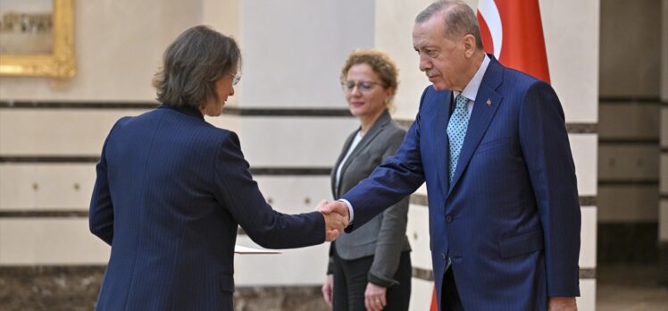 Fransa'nın Ankara Büyükelçisi Dumont, Cumhurbaşkanı Erdoğan'a güven mektubu sundu