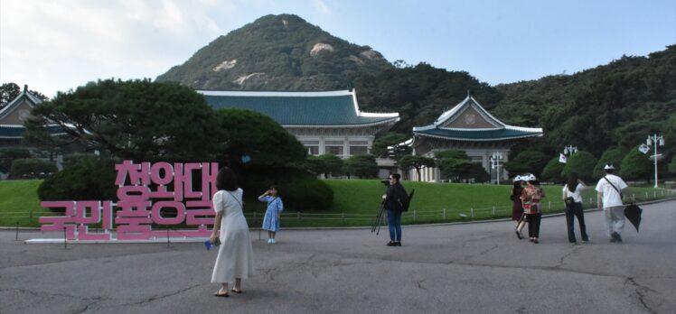 Güney Kore'de ziyarete açılan “Mavi Saray” yaklaşık 1,5 yılda 400 bin misafir ağırladı