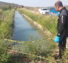 Hatay'da sulama kanalında ceset bulundu