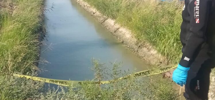 Hatay'da sulama kanalında ceset bulundu