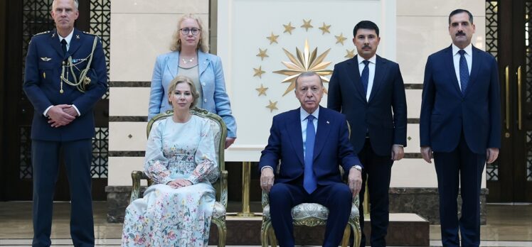 İrlanda'nın Ankara Büyükelçisi Mccullagh, Cumhurbaşkanı Erdoğan'a güven mektubu sundu